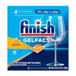 Finish Gelpacs Dishwasher Detergent, Orange, 84 Count