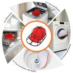 Hat Washer Cage for Baseball Caps - Black