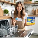 Lemon-Scented Dishwasher Cleaner Tablets - 24 Count