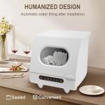 Compact Portable Dishwasher with 5 Wash Functions