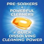 Finish Gelpacs Dishwasher Detergent, Orange, 84 Count