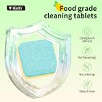 Dishwasher Cleaner Tablets - 24 Pack Odor Eliminator