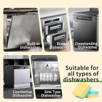 Dishwasher Cleaner Tablets - 24 Pack Odor Eliminator