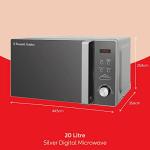 Russell Hobbs 20L Silver Digital Solo Microwave