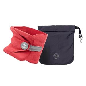 trtl Pillow - Scientifically Proven Super Soft Neck Support Travel Pillow - Machine Washable - Coral