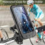 Waterproof Bike Phone Holder with 360° Rotation