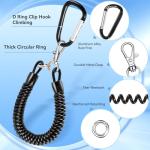 Phone Tether Lanyard with Strong Spring Hook - 2PCS