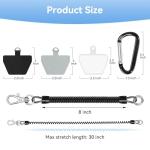 Phone Tether Lanyard with Strong Spring Hook - 2PCS