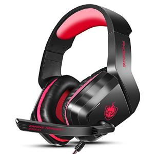 PHOINIKAS H1 Gaming Headset with Noise-Cancelling Mic