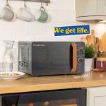 Russell Hobbs 17L Compact Grey Microwave with Timer