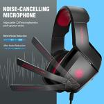 PHOINIKAS H1 Gaming Headset with Noise-Cancelling Mic