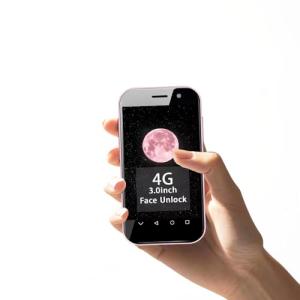 Kids Mini 4G Smartphone with Face ID - Pink