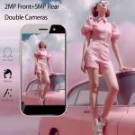 Kids Mini 4G Smartphone with Face ID - Pink