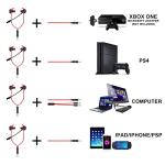 BlueFire Wired Gaming Earphones with Adjustable Mic