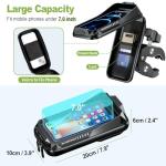 Waterproof Bike Phone Mount with Touchscreen Visor