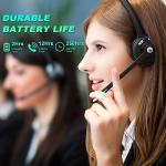 Wireless Bluetooth Headset with Microphone for Calls