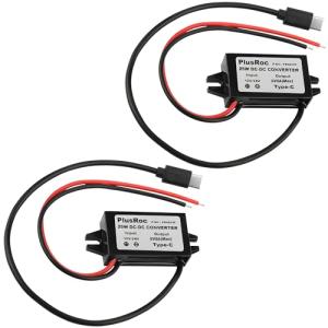 PlusRoc Waterproof 5A USB-C Power Adapter (2-Pack)