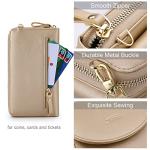 S-ZONE Women's RFID Blocking Crossbody Cell Phone Bag