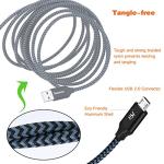 2-Pack 15Ft Micro USB Charging Cables for PS4/Xbox