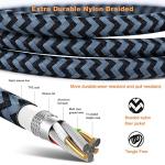 2-Pack 15Ft Micro USB Charging Cables for PS4/Xbox