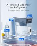 Waterdrop Slim 35-Cup Alkaline Water Filter Dispenser