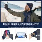 Men's Winter Beanie, Scarf, and Touchscreen Gloves Set