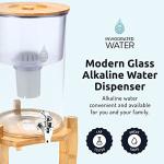 pH Recharge Glass Alkaline Water Filter Dispenser