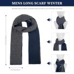 Men's Winter Beanie, Scarf, and Touchscreen Gloves Set