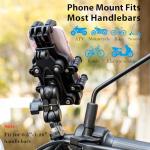 Motorcycle Phone Mount with Vibration Dampener