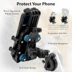 Motorcycle Phone Mount with Vibration Dampener