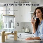 pH Recharge Glass Alkaline Water Filter Dispenser
