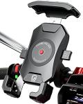 Motorcycle Phone Mount with Aluminum Base for Bikes