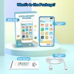 Kids Mini Smartphone Toy with Dual Camera