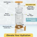 pH Recharge Glass Alkaline Water Filter Dispenser