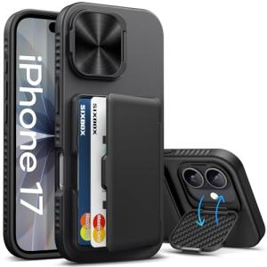 iPhone 17 Wallet Case with Stand and Card Holder
