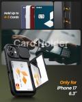 iPhone 17 Wallet Case with Stand and Card Holder