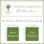 Charleston King Size Cotton Bedspread - White