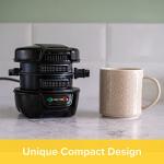 Drew & Cole Electric Breakfast Sandwich Maker, Black