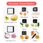 Fullstar Pro Chopper & Spiralizer - 9 in 1