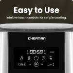 Chefman TurboFry Touch Air Fryer, XL 8-Qt