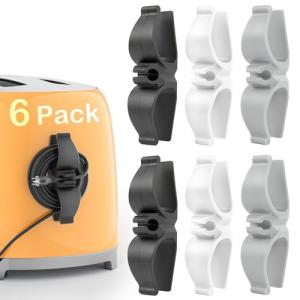 Daisyhome 6-Pack Kitchen Appliance Cord Organizers