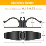 Daisyhome 6-Pack Kitchen Appliance Cord Organizers