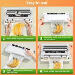 Compact Food Vacuum Sealer with Bags and Modes