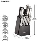 FARBERWARE 15-Piece High-Carbon Kitchen Knife Set
