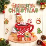 Gingerbread Christmas Dishwasher Magnet Cover Decoration