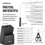 FARBERWARE 15-Piece High-Carbon Kitchen Knife Set