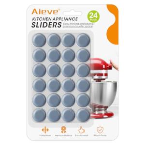 Aieve 24 Pcs Appliance Sliders with Caster Wheels