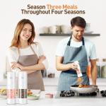 Rechargeable Electric Salt and Pepper Grinder Set