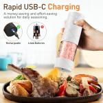 Rechargeable Electric Salt and Pepper Grinder Set