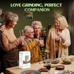 Electric Salt and Pepper Grinder Set for Home